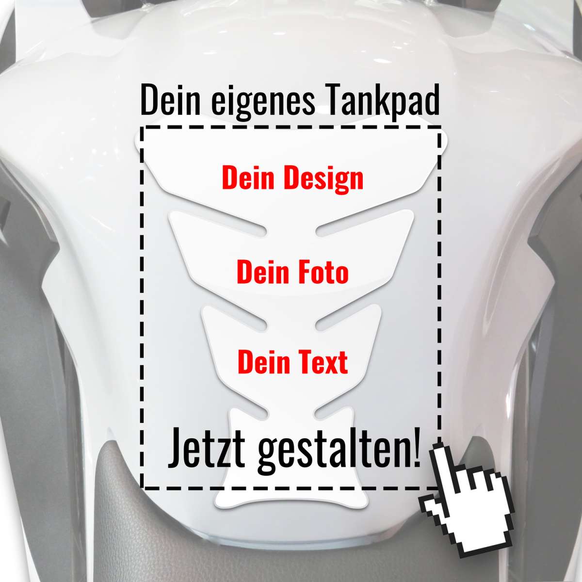 Motorradstyling Gestalte Jetzt Selber Mit Bike Label Tankpad