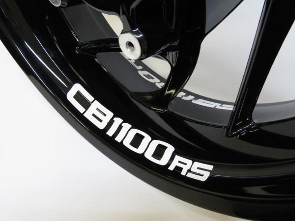 Motorrad Felgenbett Aufkleber Felgensticker kompatibel mit Honda CB 1100 RS