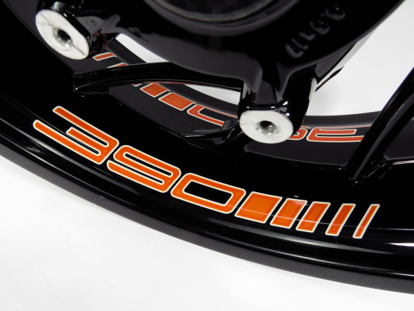Felgenbettaufkleber 790012 Orange 4er-Set Passend für KTM 1090 Motorrad 