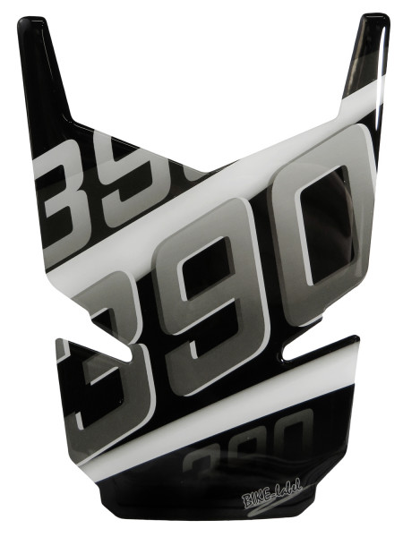 B-Ware Tankpad 390 Silver Stripes kompatibel für KTM 390 DUKE