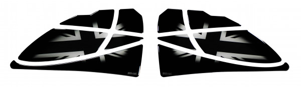 Motorrad Seitentankpad Kniepad 3D Aufkleber Union Jack Lackschutzfolie