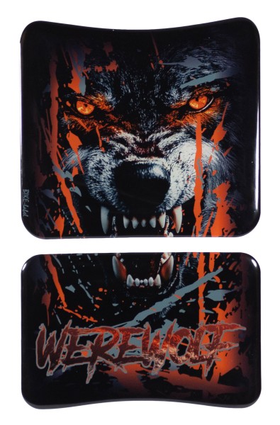 Motorrad Lackfolie Kratzschutz 3D Aufkleber Schutzsticker Pad Werewolf