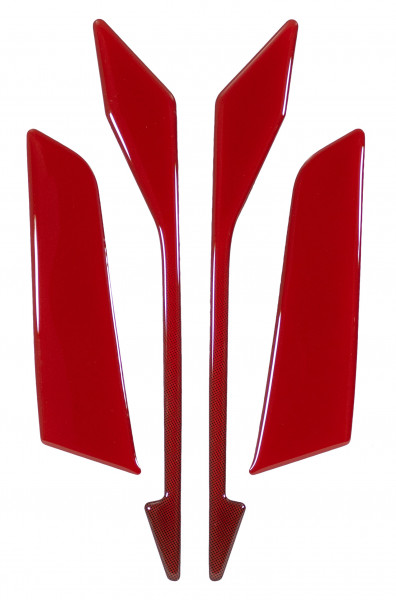 Aufkleber Dekor Frontmaske rot kompatibel mit KMT 1390 Superduke R +EVO