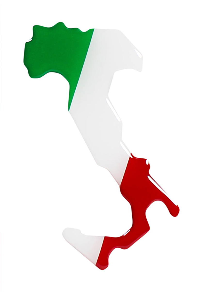 Auto-Styling Italien-Flagge Italien Autoaufkleber Aufkleber