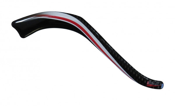 Fußhebel Schutz Dekor Aufkleber Carbon Red kompatibel für Honda CRF 1000 L