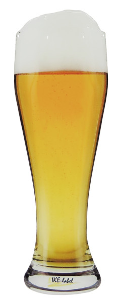 Aufkleber 3D Doming Maß Bier Bierglas Bierkrug Weizen Fun Dekor Gel Sticker