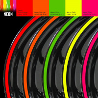 Felgenrand Aufkleber-Set für 16-18 Zoll Auto Motorrad Reflex versch Farben 