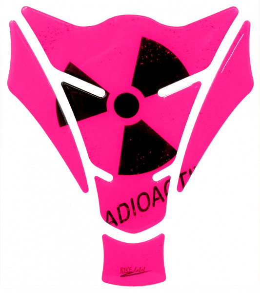 BIKE-label 502594 Tankpad Radioactive Neon Pink