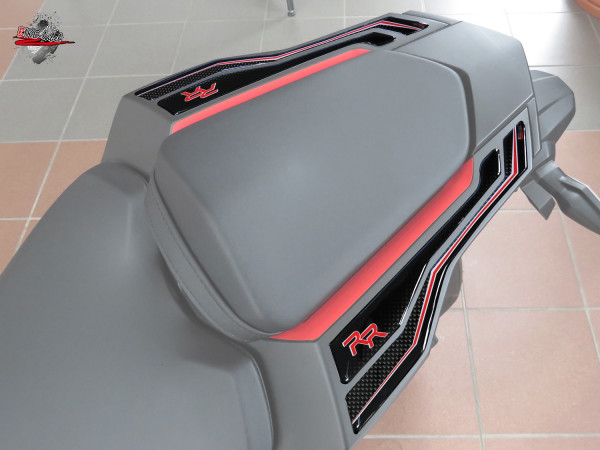 BIKE-label 550040 Deko Schutz-Aufkleber Haltegriffe Carbon Red kompatibel für Honda CBR 1000 RR