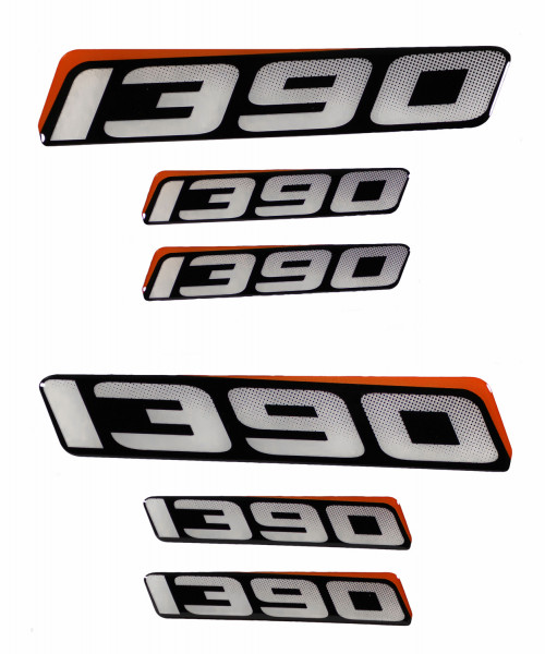 3D Logo Schriftzug 6teilig 1390 kompatibel mit KTM Aufkleber Emblem
