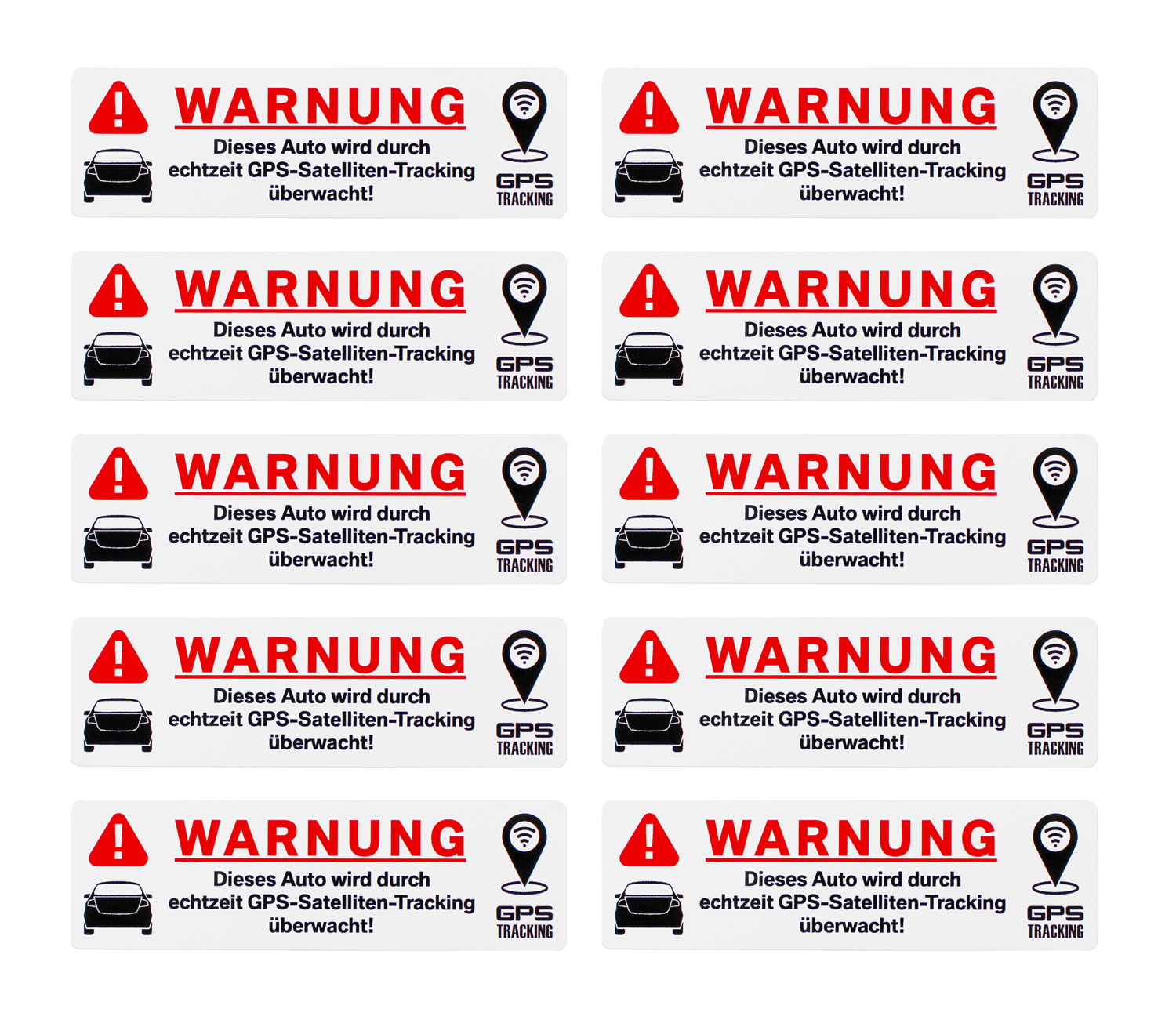 GPS Tracking Aufkleber Anti Diebstahl Set 10 Stck für Motorrad E-Roller  Auto uvm
